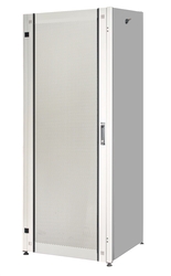 ARMADIO RACK PER RETI 19" 42U (A)2002, (L)600, (P)800 COLORE GRIGIO PORTA TRAFORATA SERIE EAVI