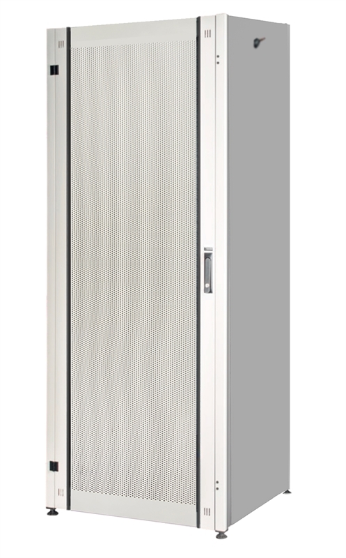 ARMADIO RACK 19 POLLICI 9U PER RETI DA ESTERNO CLASSE PROTEZIONE IP55 MISURE MM (L)600X(P)450X(A)467 GRIGIO CHIARO CON VENTOLE F