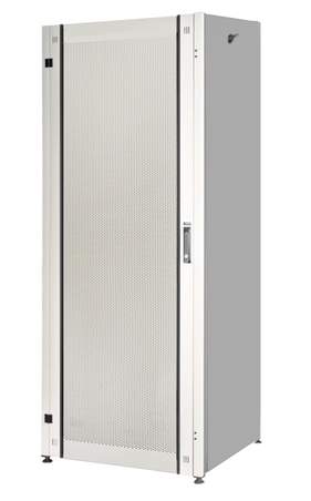 ARMADIO RACK PER RETI 19" 42U (A)2002, (L)600, (P)800 COLORE GRIGIO PORTA TRAFORATA SERIE EAVI