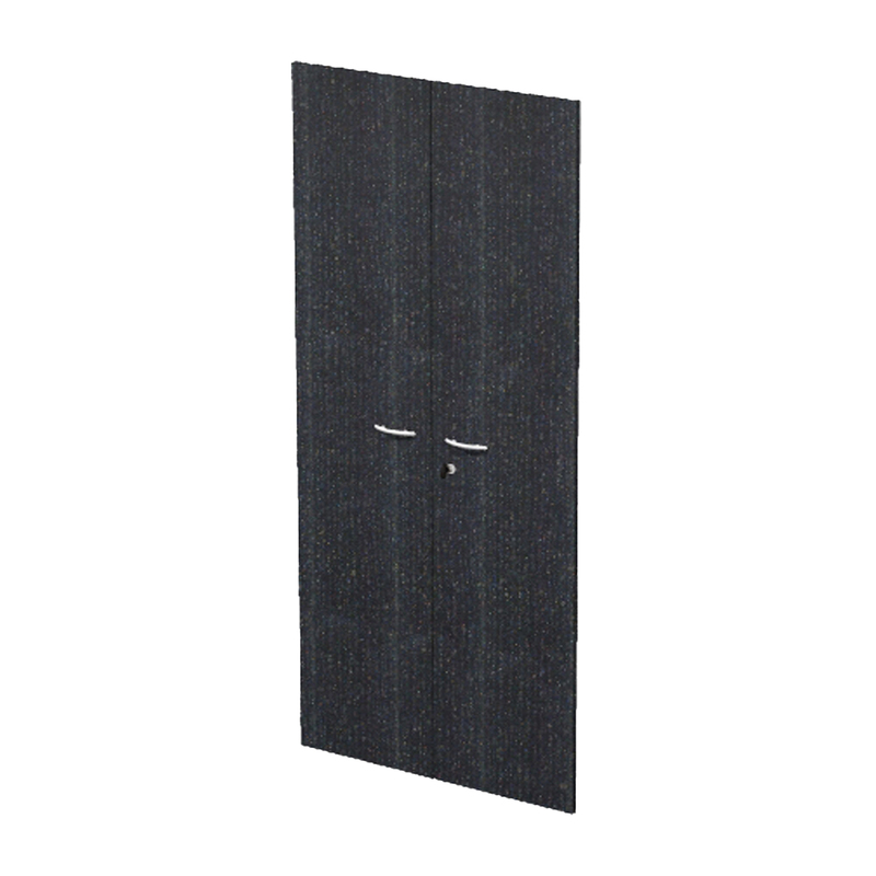 COPPIA ANTE in MELAMIN. x Mob.ALTO NERO VENATO - EASY