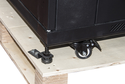 ARMADIO RACK 19" 9 UNITA' DA MURO (A)490X (L)540 X PROFONDITA' 600 MM. COLORE NERO