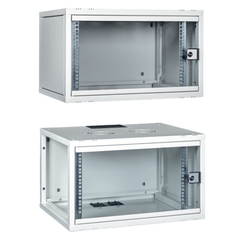 ARMADIO RACK 19" 15U PROFONDITA' 450 MM DA ASSEMBLARE GRIGIO DISASSEMBLATO SERIE EAVI