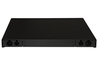 ARMADIO RACK 19" 18 UNITA' DA MURO (A)900 (L)600 X PROFONDITA' 600 MM. COLORE NERO PORTA VETRO