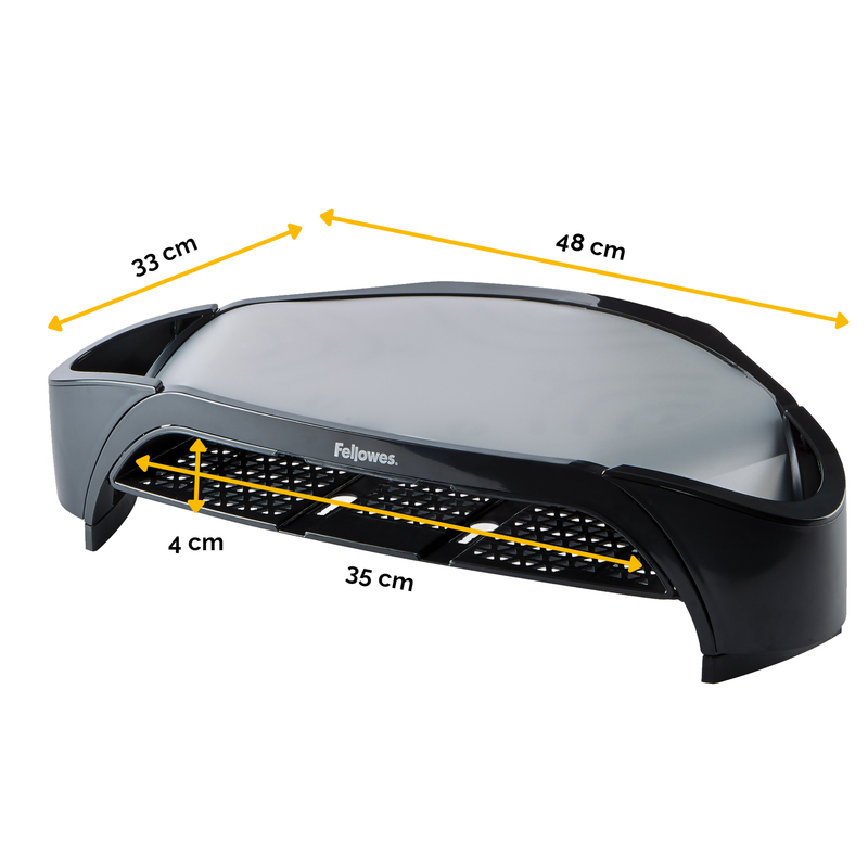SUPPORTO MONITOR C/VASCHETTA E SCOMPARTI 8020801 FELLOWES