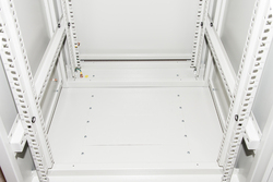 ARMADIO RACK PER RETI 19" 22U (A)1166, (L)600, (P)600 COLORE GRIGIO PORTA VETRO DISASSEMBLATO