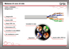 CAVO SOLIDO UTP PER RETI CATEGORIA 6A LSZH AWG23 IN RAME MATASSA MT 305 CLASSE CPR CCA