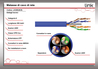 CAVO SOLIDO UTP PER RETI CATEGORIA 6 LSZH AWG24 IN RAME MATASSA MT 305 CLASSE CPR CCA COLORE BLU