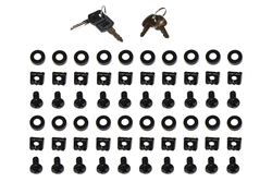 ARMADIO RACK 19" PER RETI 27U (A)1388 (L)600 (P)800 COLORE NERO PORTA VETRO DISASSEMBLATO