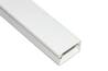 CANALINA PASSACAVI ADESIVA IN PVC MM 40x25 MT 2 CON COPERCHIO SCORREVOLE BIANCO