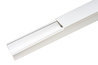 CONFEZIONE 8 CANALINE PASSACAVI ADESIVE IN PVC MT 1 DIMENSIONI 40x40 MM CON COPERCHIO SCORREVOLE BIANCO (8 MT IN TOTALE)