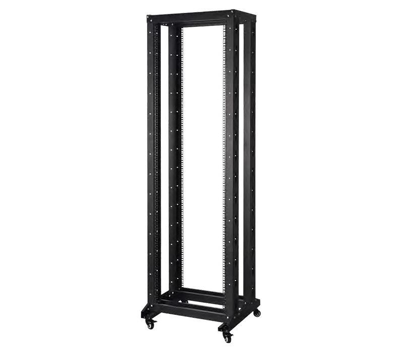 ARMADIO RACK 19" PER RETI 32U (A)1610, (L)600, (P)800 COLORE GRIGIO PORTA VETRO DISASSEMBLATO