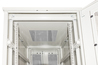 ARMADIO RACK 19"  PER RETI 37U (A)1833, (L)600, (P)1000 COLORE GRIGIO PORTA TRAFORATA