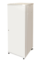 ARMADIO RACK 19" PER RETI 37U (A)1770, (L)600, (P)600 COLORE GRIGIO PORTA VETRO