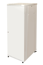 ARMADIO RACK 19" PER RETI 37U (A)1770, (L)600, (P)800 COLORE GRIGIO PORTA VETRO