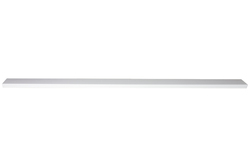 CONFEZIONE 10 CANALINE PASSACAVI DA MURO MM 46x18 LUNGHEZZA MT 1 BIANCO CON COPERCHIO SCORREVOLE (10 METRI IN TOTALE)