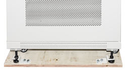 ARMADIO RACK 19" 42U (A)2055, (L)600, (P)1000 COLORE GRIGIO PORTA TRAFORATA