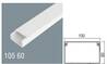CANALINA PASSACAVI IN PVC MM 100x60 MT 2 CON COPERCHIO SCORREVOLE BIANCO