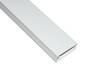 CANALINA PASSACAVI IN PVC MM 60x25 MT 2 CON COPERCHIO SCORREVOLE BIANCO