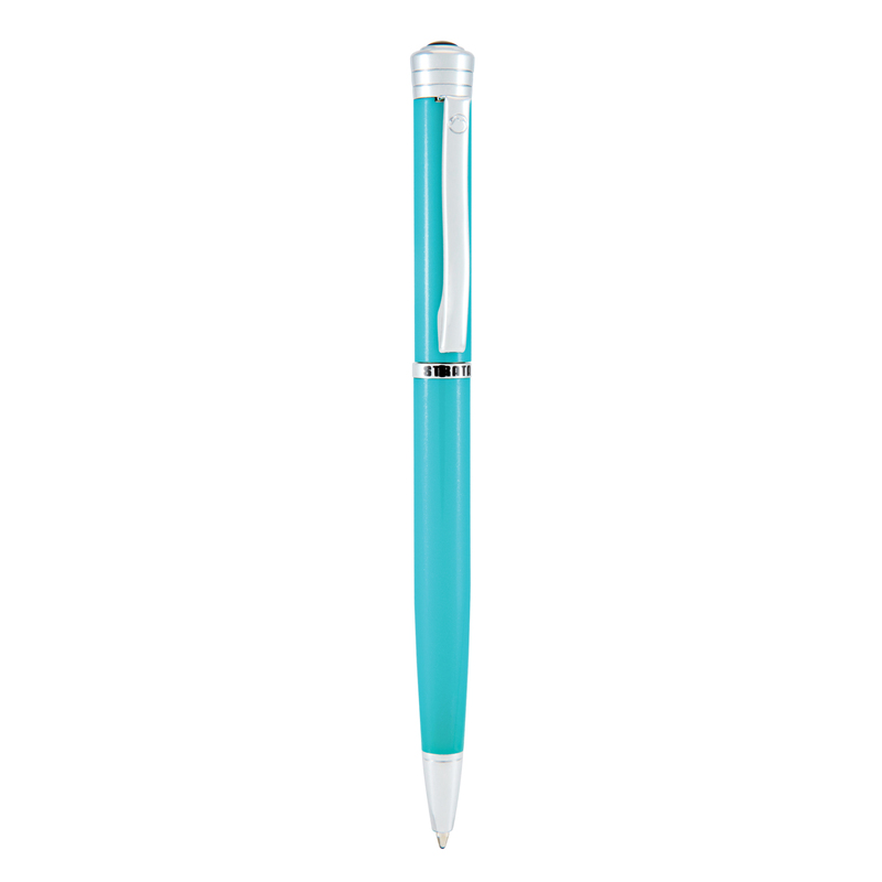 Penna sfera Strata M fusto turchese Monteverde