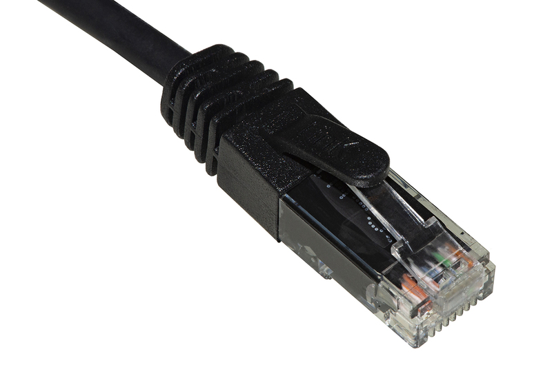 CAVO RETE CATEGORIA 6A NON SCHERMATO UTP AWG24 COLORE NERO HALOGENFREE MT 15