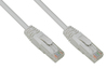 CAVO RETE UTP CAT. 5E NON SCHERMATO MT. 0,5 COLORE BIANCO 2 CONNETTORI 90°
