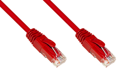 CAVO RETE CATEGORIA 6A NON SCHERMATO UTP AWG24 COLORE ROSSO HALOGENFREE MT 50