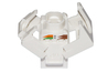 PRESA RETE KEYSTONE JACK RJ45 CATEGORIA 6A UTP TOOLESS COLORE BIANCO 180° CONTATTI DORATI 50 MICRON