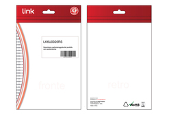 CAVO RETE CATEGORIA 6 NON SCHERMATO UTP COLORE ROSSO HALOGENFREE MT 0,25 SLIM