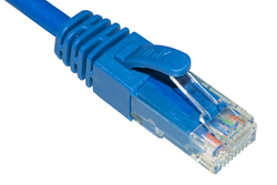 CAVO RETE CATEGORIA 6A NON SCHERMATO UTP AWG24 COLORE BLU HALOGENFREE MT 0,25