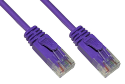 CAVO RETE CATEGORIA 6 NON SCHERMATO UTP COLORE VIOLA HALOGENFREE MT 2 SLIM