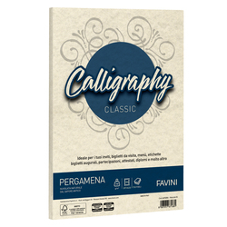 Carta Calligraphy Pergamena 190gr A3 250fg naturale 06 Favini