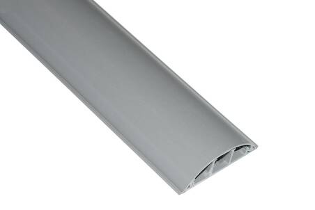 CANALINA BOMBATA PASSACAVI DA PAVIMENTO PVC 75x20 CON COPERCHIO SCORREVOLE MT 2