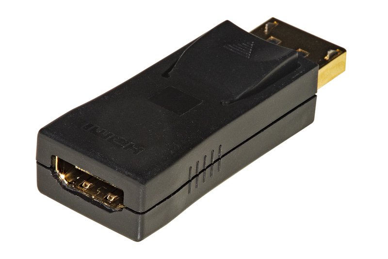 ADATTATORE ATTIVO DISPLAYPORT 1.2 MASCHIO - HDMI®  FEMMINA CONTATTI DORATI 4K@60HZ