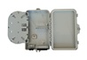 BOX DA ESTERNO 4 PORTE PER CONNETTORI FIBRA OTTICA SC SIMPLEX O LC DUPLEX PER APPLICAZIONI FTTH IP67