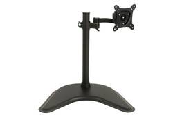 BRACCIO DA TAVOLO CON BASE PER VIDEO FINO A 15 KG DA 13 A 27" FINO A VESA 100X100 CON DUE SNODI