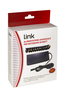 ALIMENTATORE UNIVERSALE PER NOTEBOOK 90 WATT 5A MAX, REGOLAZIONE AUTOMATICA 12-20 VOLT CON 12 ADATTATORI , 1 PORTA USB PER RICAR