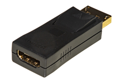 ADATTATORE ATTIVO DISPLAYPORT 1.2 MASCHIO - HDMI®  FEMMINA CONTATTI DORATI 4K@60HZ