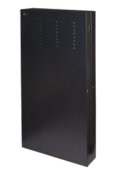 ARMADIO RACK DA MURO VERTICALE 2U 650X1082X115  COLORE NERO PER SERVER PROFONDI FINO A 92 CM