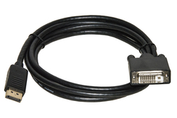CAVO DISPLAYPORT MASCHIO - DVI MASCHIO CONTATTI DORATI MT. 1