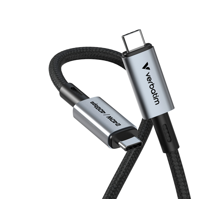 Verbatim Cavo di sincronizzazione e ricarica USB-C R a USB-C_240W_40Gbps_ 120 cm