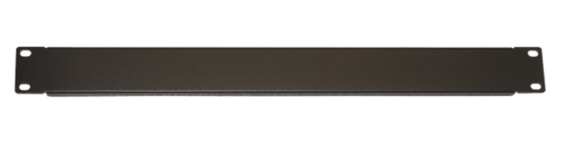PANNELLO CIECO 1 UNITA' PER ARMADI RACK 19" NERO VITI INCLUSE