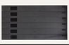 COPERTURA 19" PER ARMADI RACK 6U NERO CON PARTI 1U STACCABILI INSTALLAZIONE CON CLIP