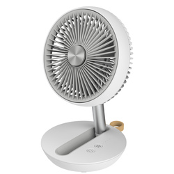 Ventilatore da tavolo Air Studio ricaricabile multiposizione grigio/bianco CFG