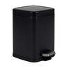 Bidone Pico con pedale e vaschetta 4L nero satinato Perfetto