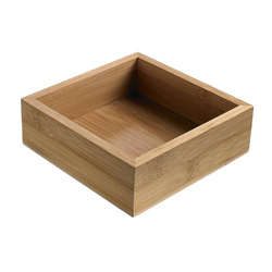 Contenitore buffet 15,3x15,3x5cm bamboo Leone