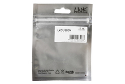 CAVO USB 2.0 CONNETTORI A-B IN RAME MT. 3 COLORE NERO