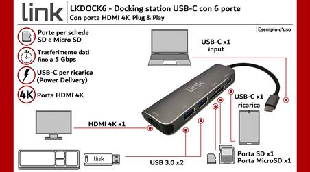 CAVO DISPLAYPORT 1.2 - HDMI® 1.4 4Kx2K 30 HZ CONTATTI DORATI MT 1