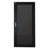 PORTA METALLO TRAFORATA CON SERRATURA PER ARMADIO LINK 27U 600 MM NERO