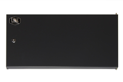 PORTA CHIUSA IN METALLO PIENO CON SERRATURA PER ARMADIO LINK 6U LK 1906UNF NERO
