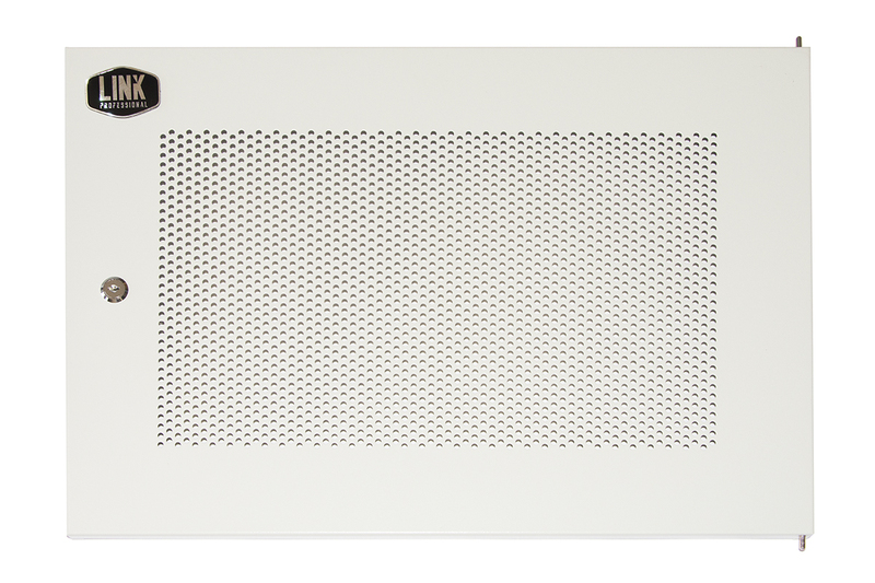 PORTA METALLO TRAFORATA CON SERRATURA PER ARMADIO LINK 9U LK1909UGF GRIGIO